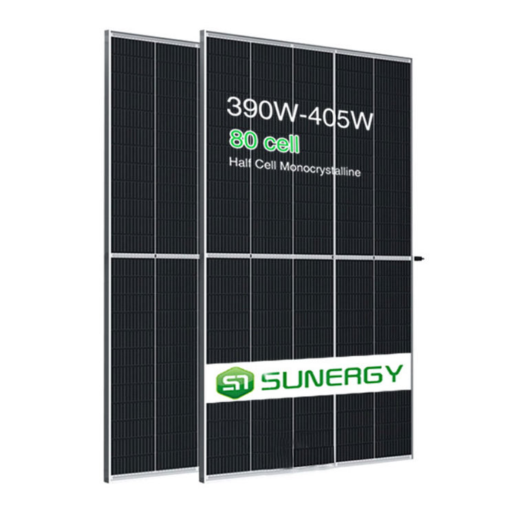 Europe warehouse stock all black 9BB solar panels 405 395 400 watts 80 Cells half cell black panel solar