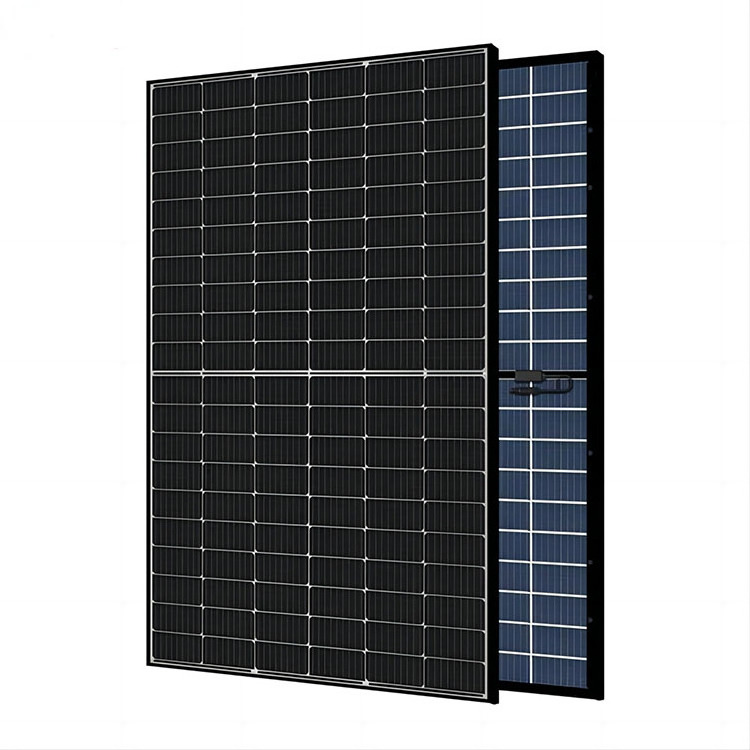 Rotterdam EU Warehouse TOPCon N-type Bifacial All Black Solar Panels 410 Watt 420w 425w Germany