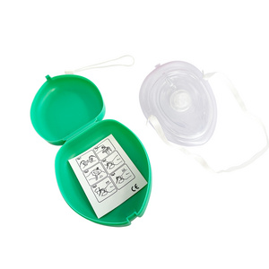 High Quality Private Labeling Custom Face Shield Resuscitation Reusable Kit Cpr Training Rescue CPR Mask