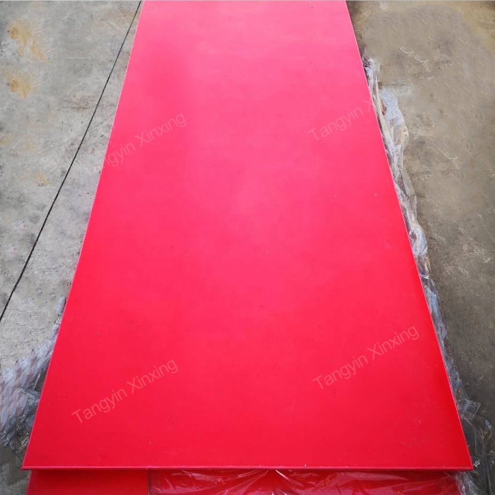 Uhmwpe Boards Polyethylene Hdpe Borate 4*8 Red Plastic Sheet