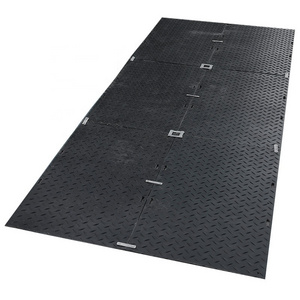 High Load Wet Corrugated Plastic Ground Floor Protection Conditions Temporary Road Mats Hdpe Road Mat Drilling Rig Floor Mat