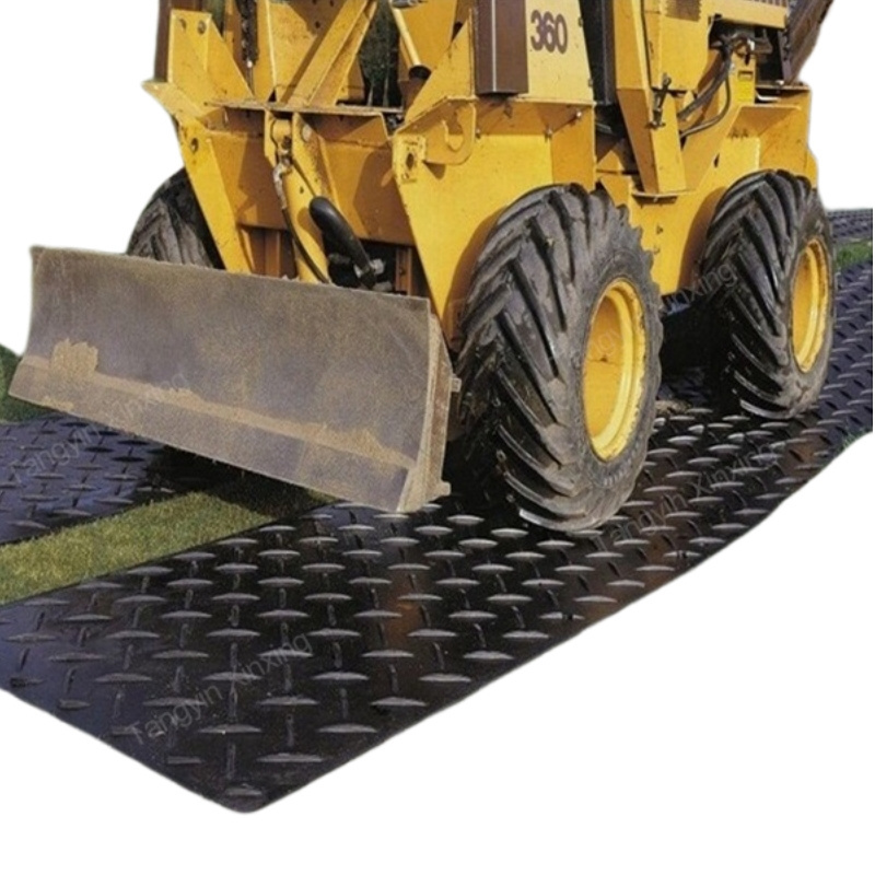 Track Uhmwpe Temporary Heavy Duty Matting Temporary Access Road Swamp Plastic Ground Floor Mat