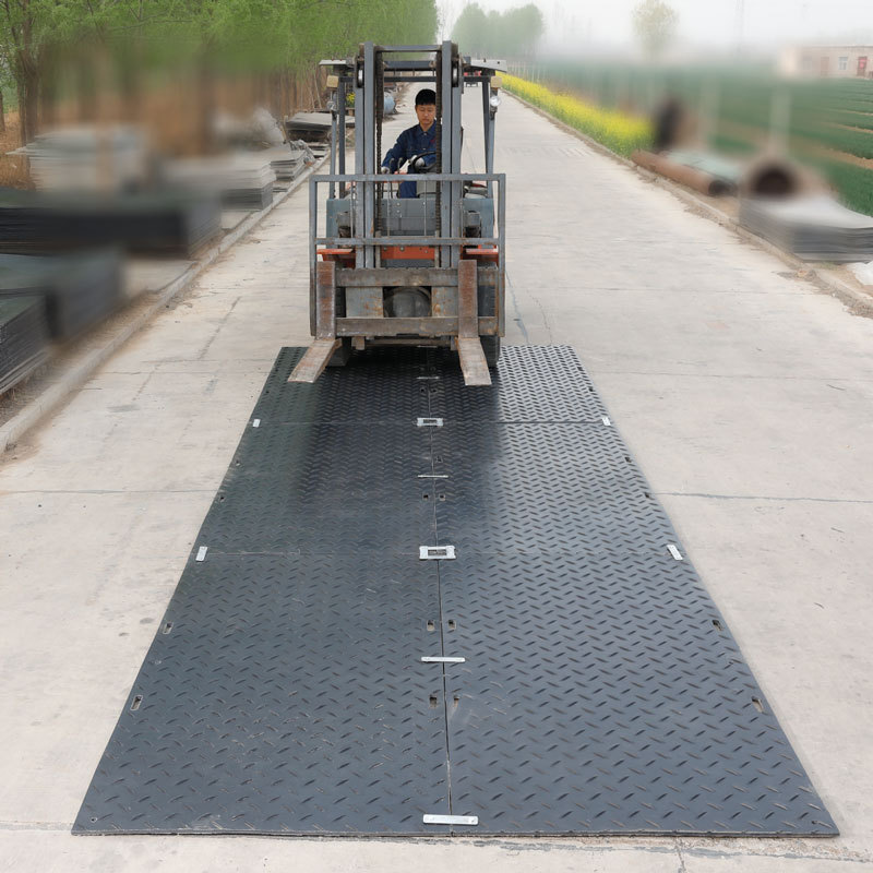 Drilling Rig Floor Road Mat 4 x 8 Plastic Ground Protection Mats for Trucks