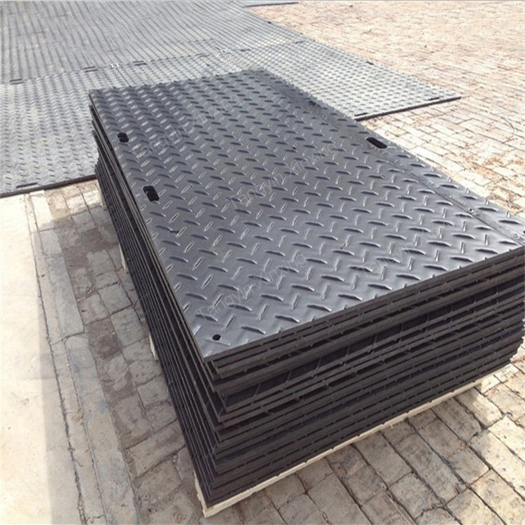 Track Uhmwpe Temporary Heavy Duty Matting Temporary Access Road Swamp Plastic Ground Floor Mat