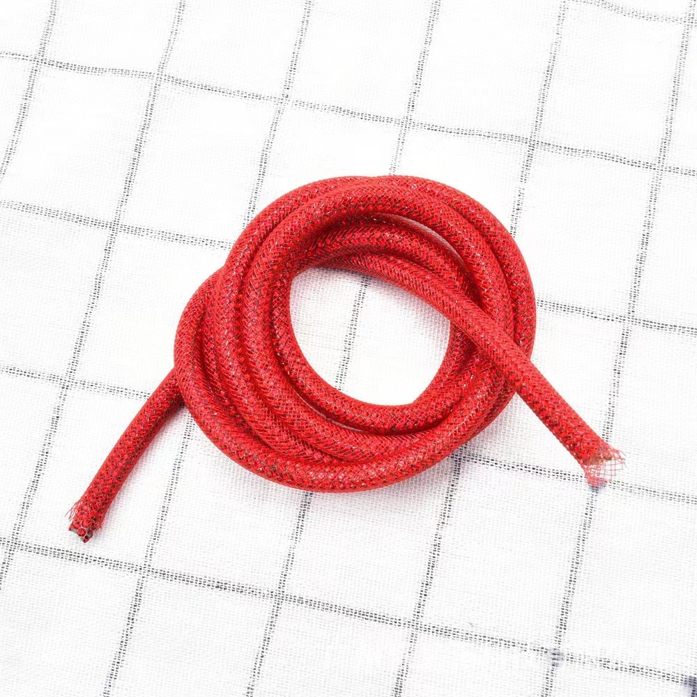 Wholesale 6 mm color wrap gauze drill rope crystal rhinestone rope