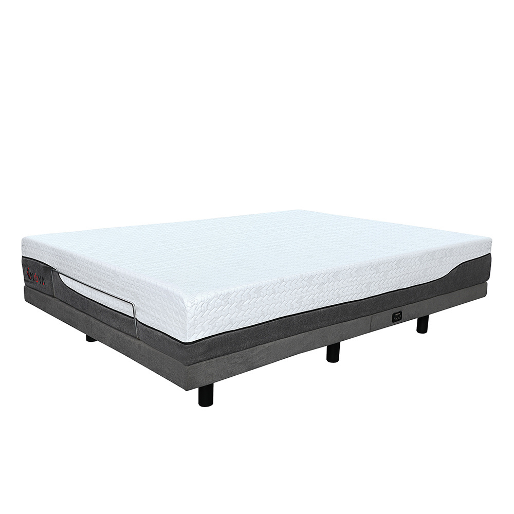 factory wholesale Memory Foam Bed Mattress soft adjustable bed mattress with gel King size mattress with topper