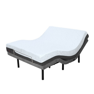 factory wholesale Memory Foam Bed Mattress soft adjustable bed mattress with gel King size mattress with topper