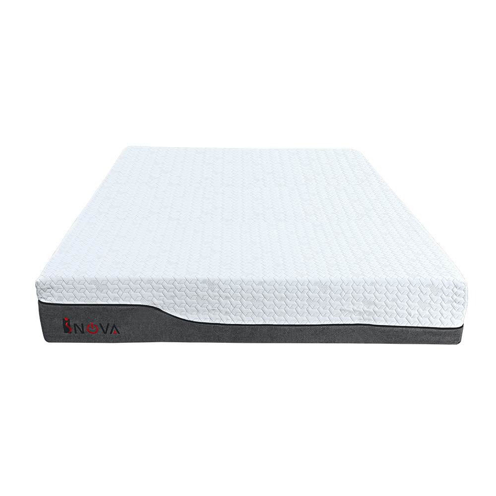 factory wholesale Memory Foam Bed Mattress soft adjustable bed mattress with gel King size mattress with topper