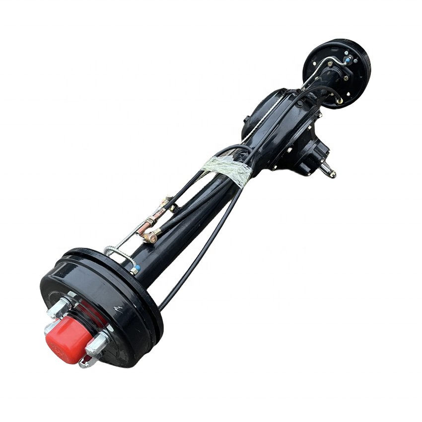 Motorcycle tricycle  Oil brake rear axle Semi suspended rear axle  four hole oil brake rear axle