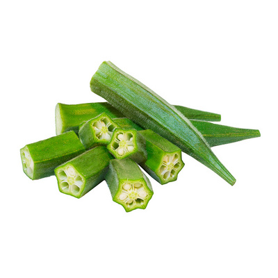 Export Standard Frozen Vegetables from Vietnam Frozen Okra Natural Color Bulk Style Packaging