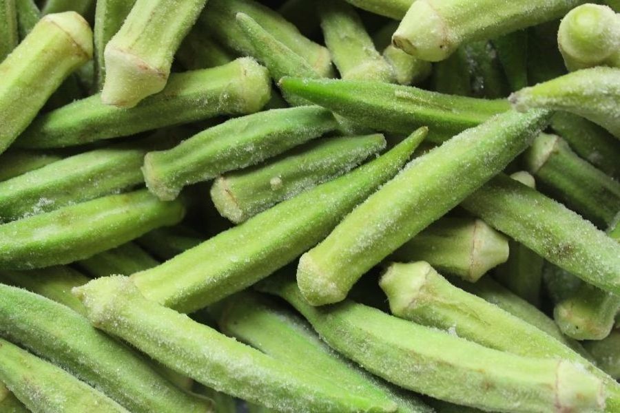 Export Standard Frozen Vegetables from Vietnam Frozen Okra Natural Color Bulk Style Packaging