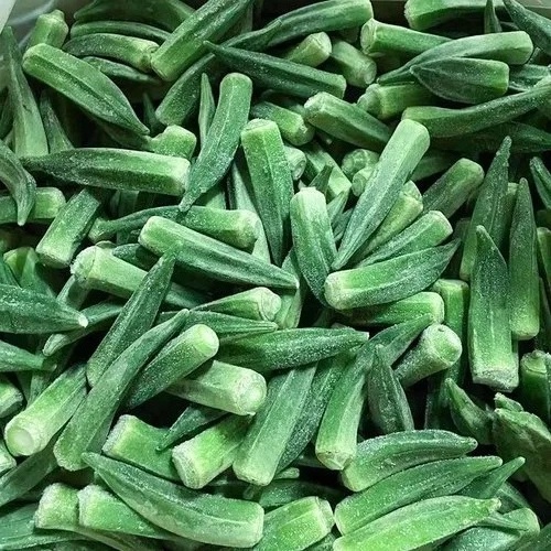 Export Standard Frozen Vegetables from Vietnam Frozen Okra Natural Color Bulk Style Packaging