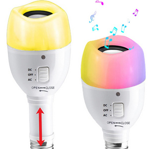 Rechargeable led light music energy saving bulb emergency led bulbs price list with flashlight lights and bulbs suppliers