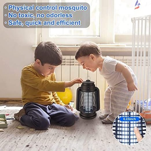 18W Led portable lamp Mosquito Killer Lamp Waterproof 4200V Fly Insect Trap Mosquito Zapper Bulb Electric Bug Zapper for Outdoor