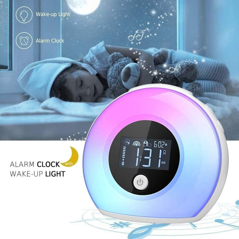 2022 new Children Sleep Trainer Clock Amazon bestsellers digital kids desk alarm clock night light table smart cartoon clock