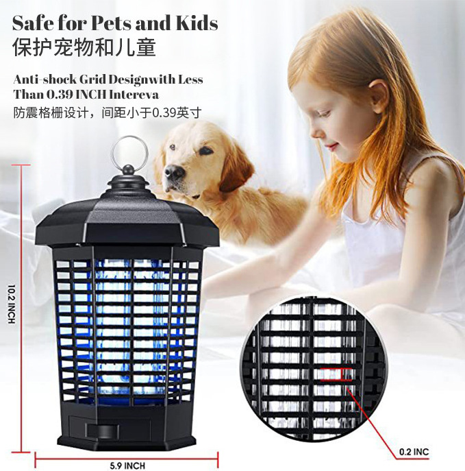 Wholesale Highly Efficient Bug Zapper Fly Traps Outdoor for Mosquitoes Killer Fruit Flies Moths for Indoors Outdoors Lamps