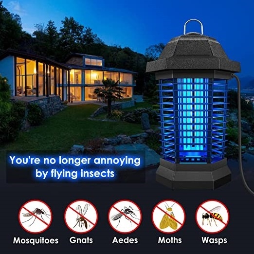 wholesale Highly Efficient UV Bug Zapper Fly Traps Outdoor for Mosquitoes Killer Fruit Flies Moths for Indoors & Outdoors Lamp