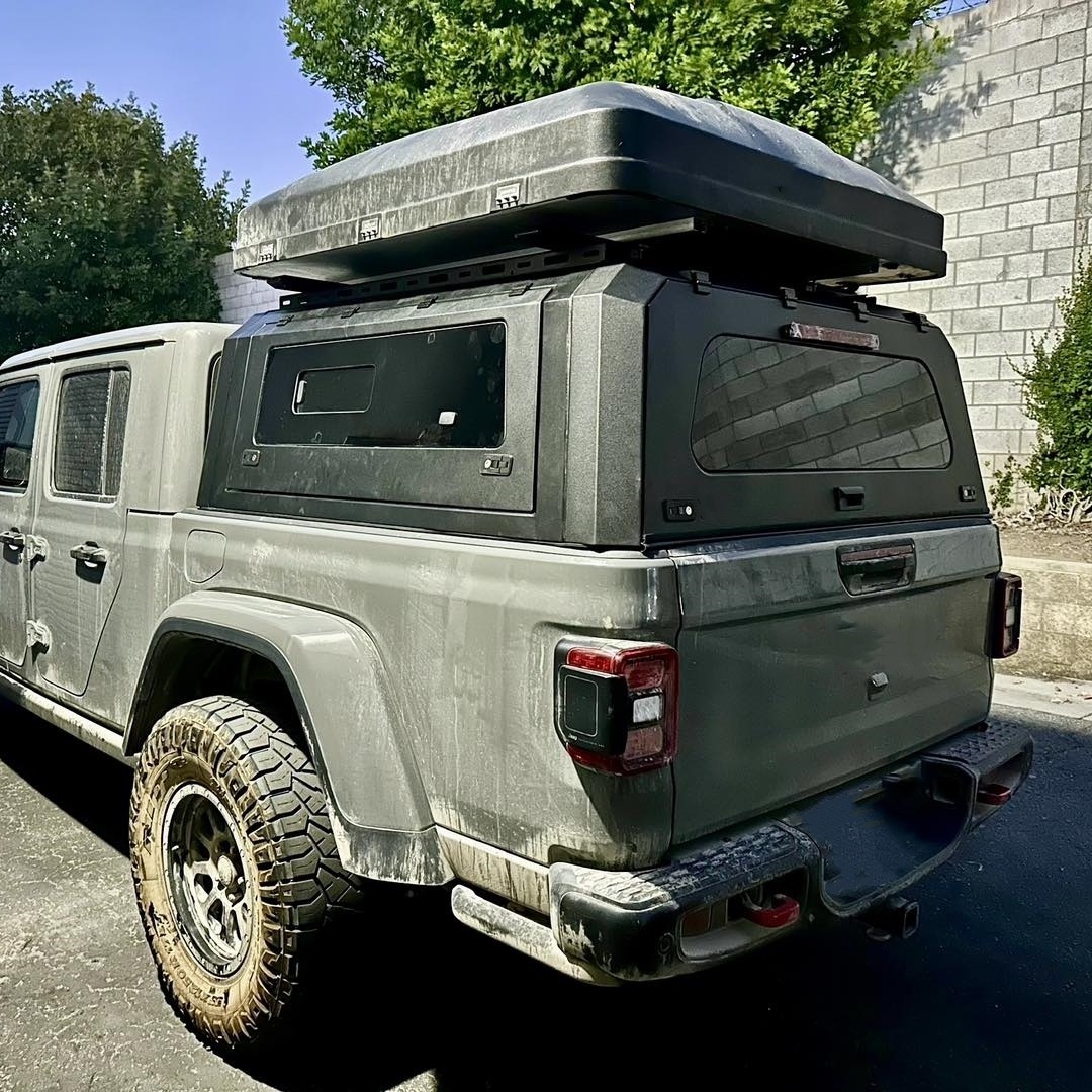 High quality Pickup 4x4 Accessories Customize Hard dust proof Canopy select for JEEP Gladiator