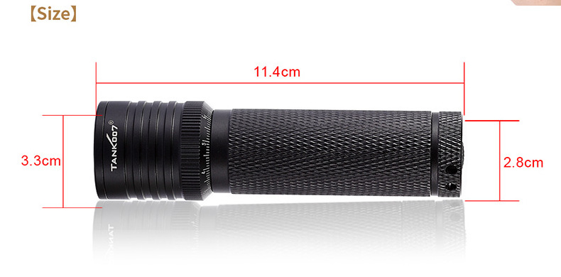 Tank007 high power Zoomable Linterna scorpion uv flashlight insect search torch 395nm led blacklight uv curing flashlight