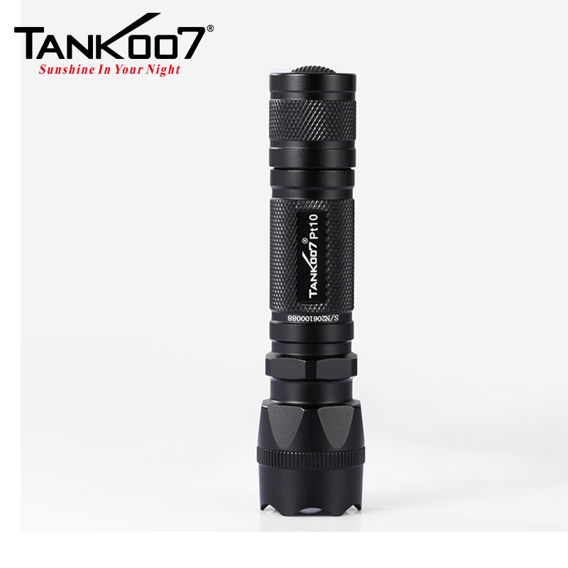 Tank007 Tactical Heavy Duty Flashlight Camping Rechargeable Battery IP68 Aluminum Alloy 700 for outdoor camping