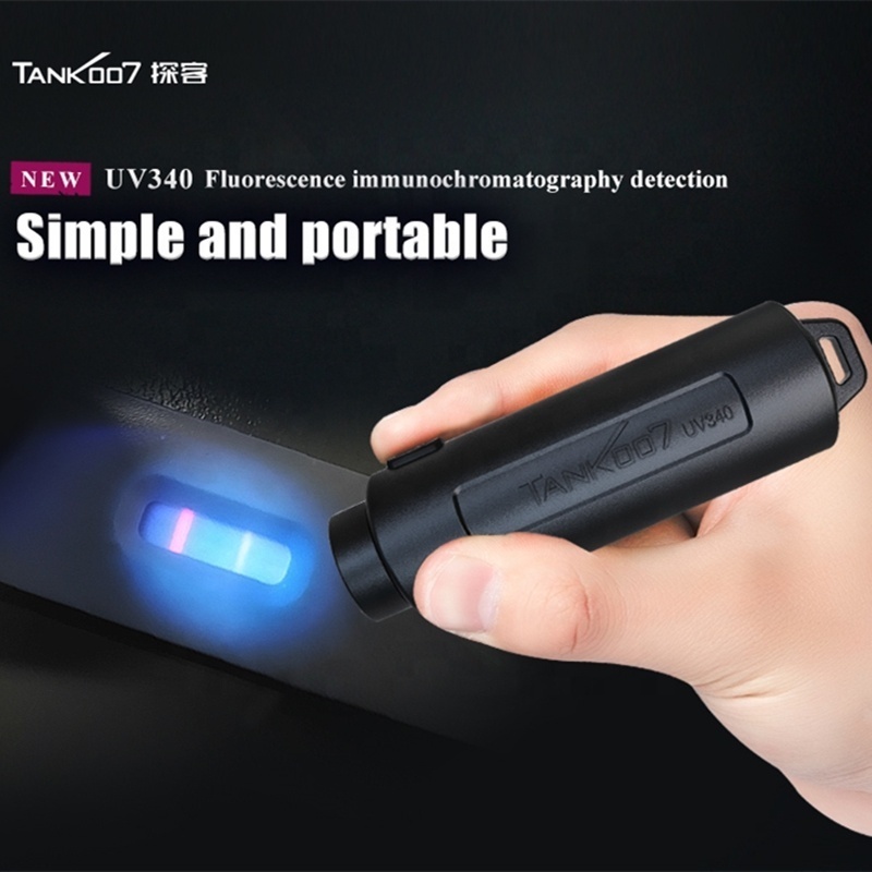 Tank007 Portable edc flashlight pocket uv cure blacklight uv curing lamp torch for nail fluorescent detection Led flash light