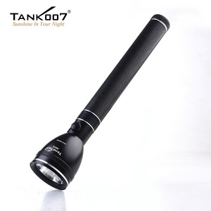 Tank007 custom logo usb charged led torch long-range glare flashlight powerful brightness flashlight