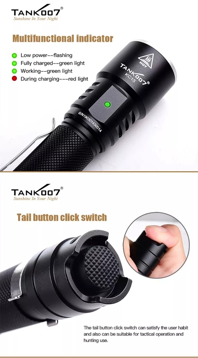 Factory Wholesale 10W Brightest Hunting Japan Flashlight Torch,Long Distance Rechargeable LED Torch Light