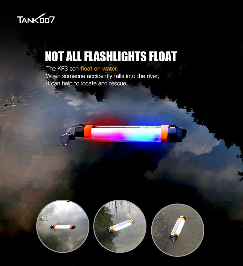 Wholesale Rechargeable 5mode tactical flashlight work light lantern for camping hiking