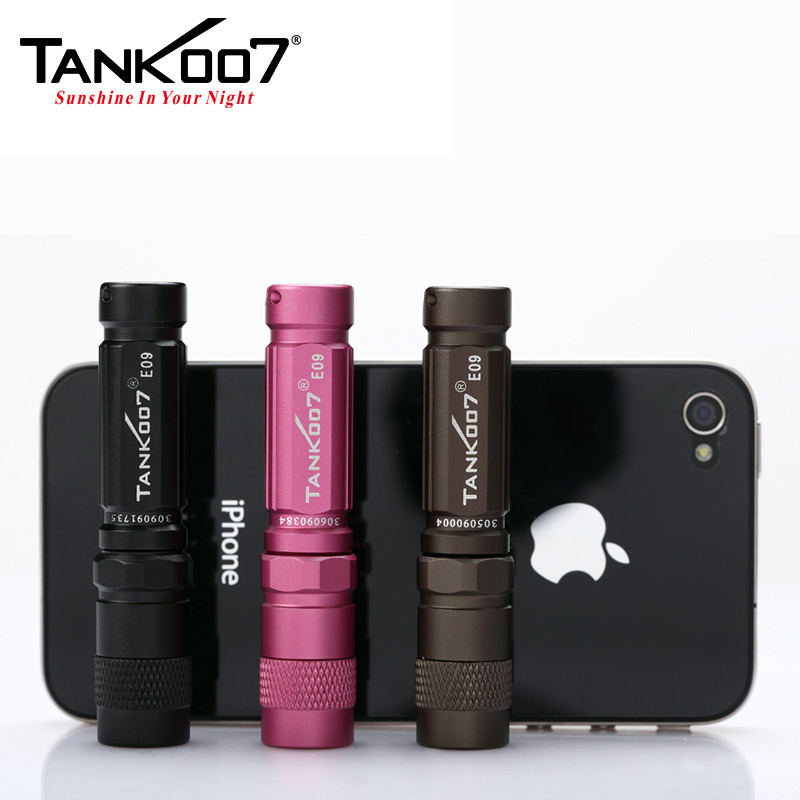 Tank007 high power mini flashlight for gift mini present aluminum torches small pocket LED edc flashlight keychain