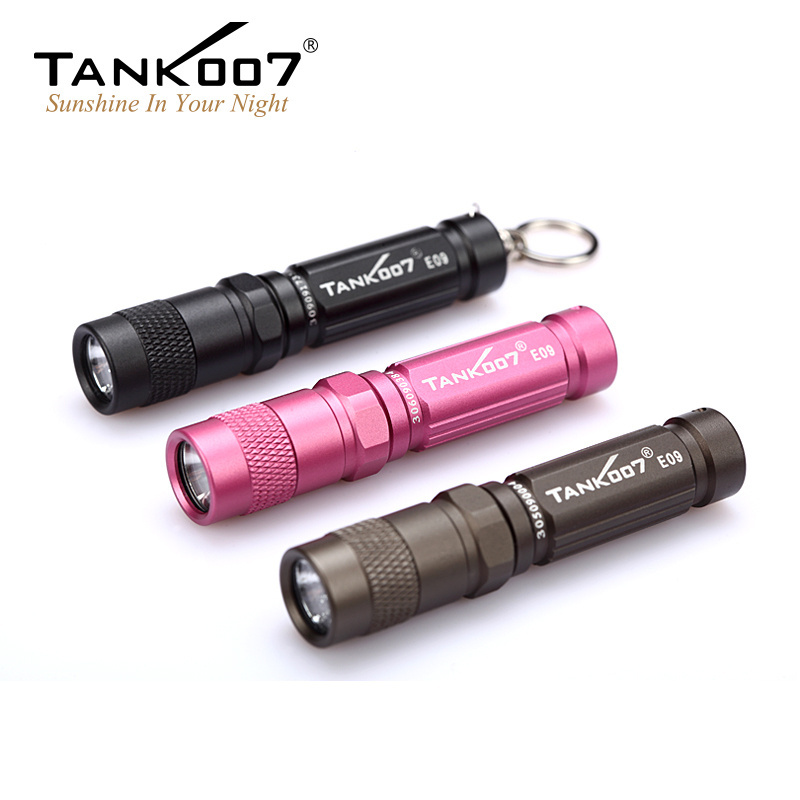 Tank007 Mini Everyday Carry flashlight waterproof led torch gift lights flat led flashlight