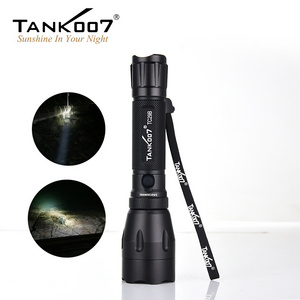 500 meters long range 5 modes 18650 battery camping outdoor security rechargeable flashlight