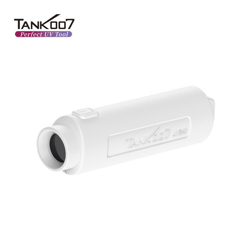 Tank007 uv led torch light edc flashlight ultraviolet torch logo custom blacklight uv curing lamp for nail uv mini flashlight