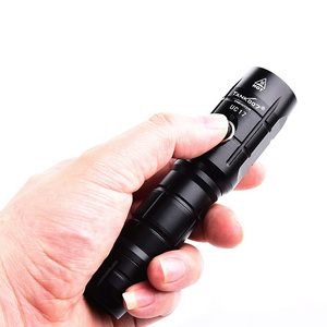 TANK007 UC17 USB rechargeable powerful tactical security guard torch light