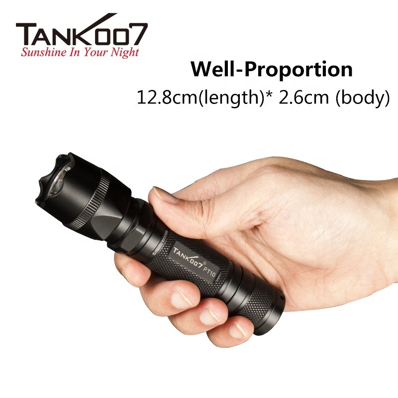 Factory sale New 1000 lumens rechargeable light 420lum flashlight small tactical led camp torch