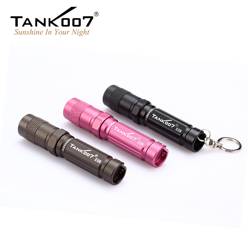 Tank007 Mini Everyday Carry flashlight waterproof led torch gift lights flat led flashlight