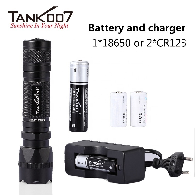 Factory sale New 1000 lumens rechargeable light 420lum flashlight small tactical led camp torch