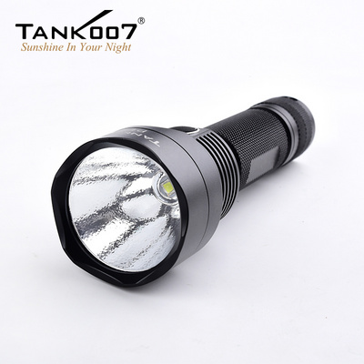 Custom waterproof aluminum flashlight gear supply rechargeable led brightest tactical flashlight