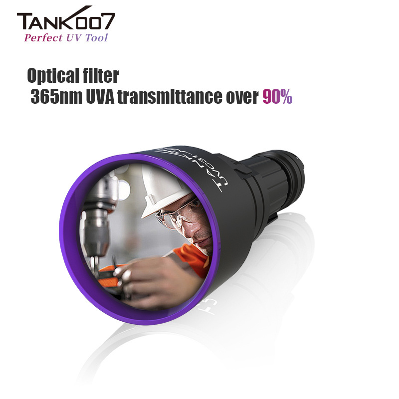 Tank007 industry torch non-destructive testing lantern 365nm uv flashlight NDT ultraviolet Flashlight BlackLight LED torch