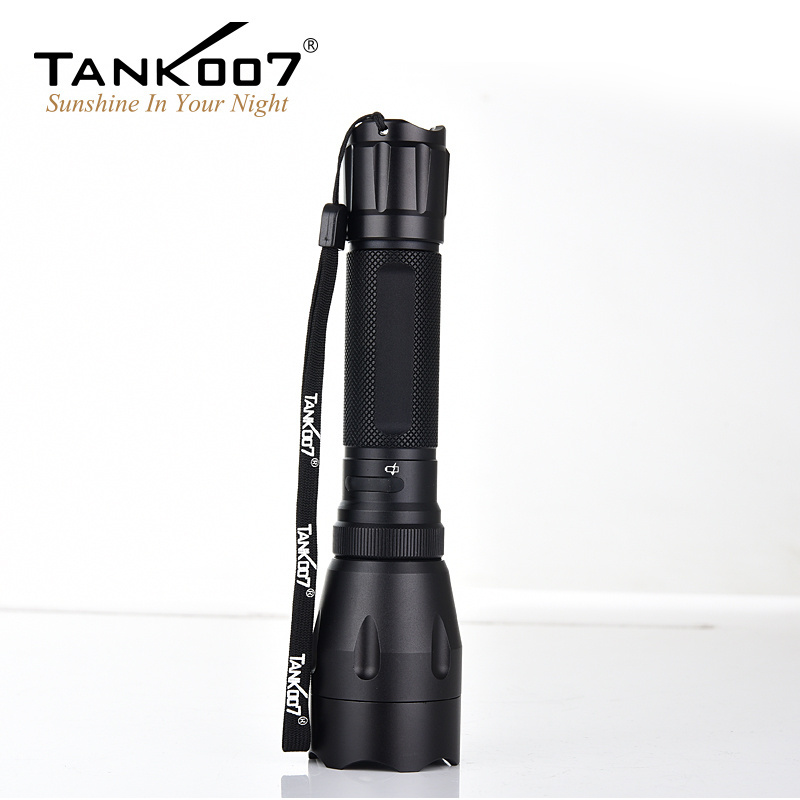 500 meters long range 5 modes 18650 battery camping outdoor security rechargeable flashlight