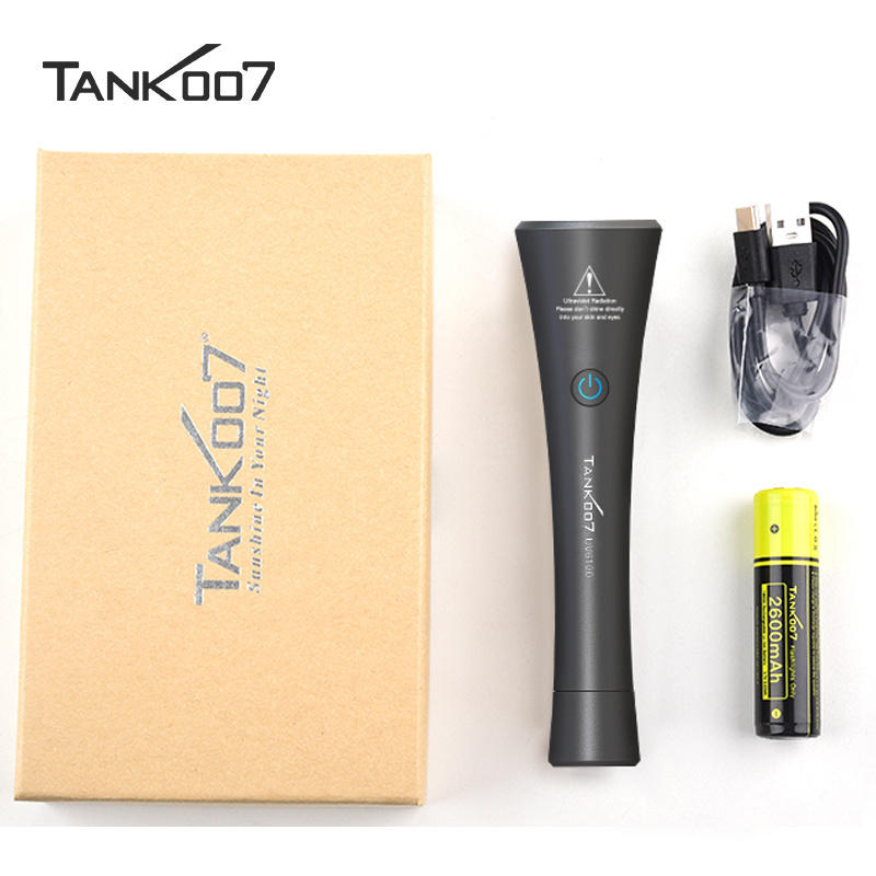 Tank007 365nm UV Flashlight BlackLight Led Torch for Scorpion hunting Ultraviolet Flashlight for Pet Cat Pee Urine Detection