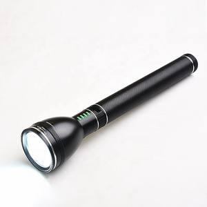 The Middle East popular Long Size LED Torch for emergency light rechargeable flashlight 300m high focus