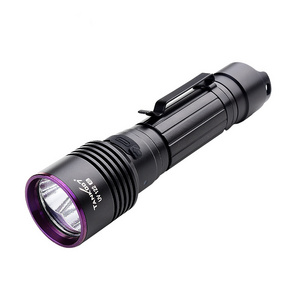 Tank007 LED Blacklight Torch 365nm UV Flashlight 400LM Aluminium Alloy Flashlight Waterproof