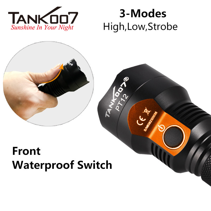 Manufacturer Customized 800lm waterproof led rechargeable torch pocket  tool tactical flashlight