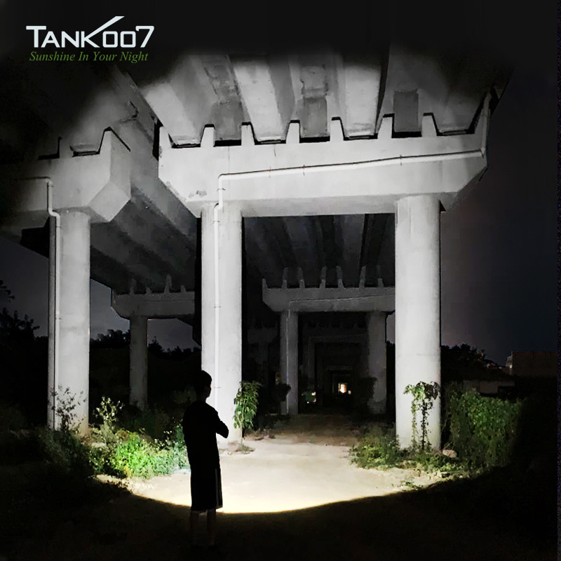 Tank007 Zoomable Rechargeable Led Flashlight Powerful Waterproof Torches Usb Outdoor linterna Tactical Flashlight