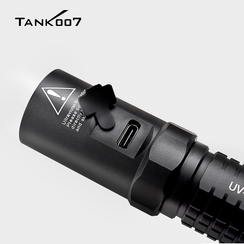 Tank007 uv lamp ndt professional portable pocket flashlight trace inspection torch linterna 365nm uv inspection blacklight