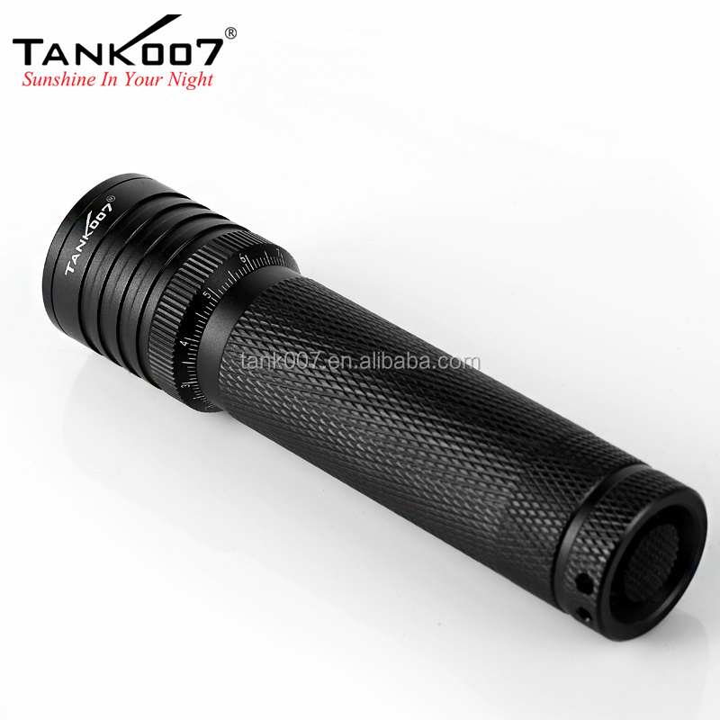 Tank007 TK737 Zoom focusing adjustable 500 lumen tactical flashlight for hunting emergency cycling