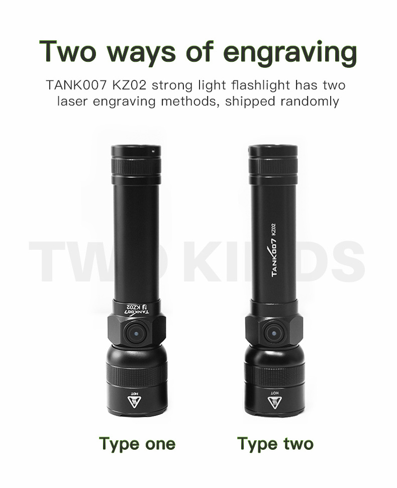 Tank007 Zoomable Rechargeable Led Flashlight Powerful Waterproof Torches Usb Outdoor linterna Tactical Flashlight