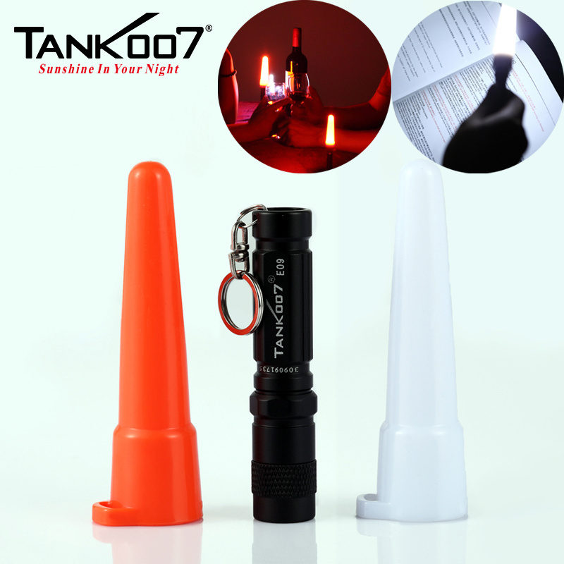 Tank007 high power mini flashlight for gift mini present aluminum torches small pocket LED edc flashlight keychain