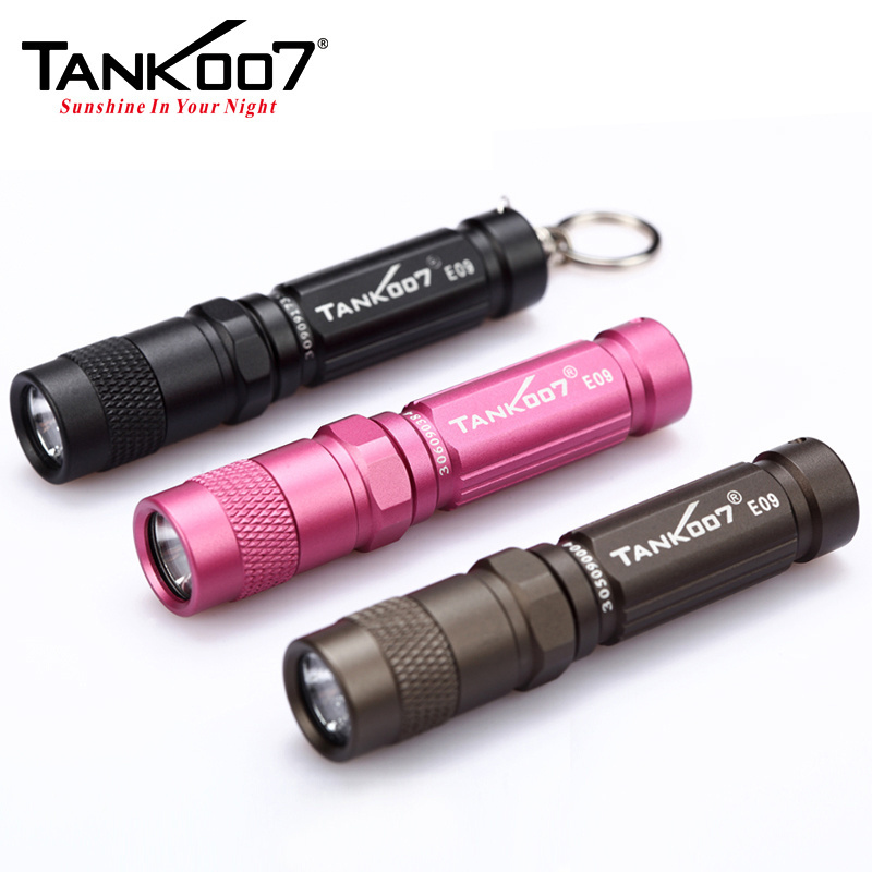 Tank007 high power mini flashlight for gift mini present aluminum torches small pocket LED edc flashlight keychain