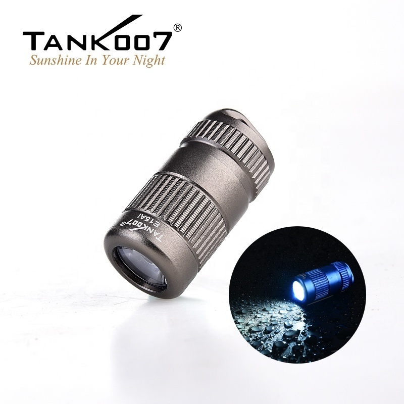 Tank007 high power EDC flashlight pocket zaklamp waterproof mini keychain flashlight keychain portable mini led torch linterna